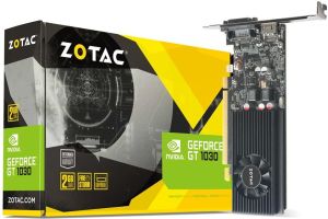 Obrázok pre výrobcu ZOTAC GeForce GT 1030 Low Profile, 2GB GDDR5, ATX/LP, DVI-D, HDMI 2.0b