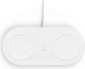 Obrázok pre výrobcu BELKIN Qi dualní podložka, 2x10W s adaptérem, bílá