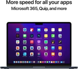 Obrázok pre výrobcu MacBook Air 13" Apple M2 8-core CPU 8-core GPU 8GB 256GB Midnight SK