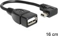 Obrázok pre výrobcu Delock kabel USB mini samec > USB 2.0-A samice OTG 16 cm