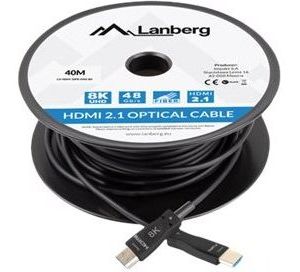 Obrázok pre výrobcu LANBERG HDMI v2.1 8K M/M cable 40m optical AOC