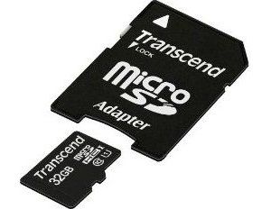 Obrázok pre výrobcu Transcend Micro SDHC karta 32GB Class 10 UHS-I + Adaptér