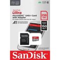 Obrázok pre výrobcu SanDisk MicroSDXC karta 256GB Ultra (150 MB/s, A1 Class 10 UHS-I) + adaptér