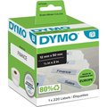 Obrázok pre výrobcu Dymo papierové štítky 50mm x 12mm, biele, na závesné poradače, 220 ks, 99017, S0722460