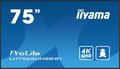 Obrázok pre výrobcu 75" iiyama LH7565UHSB-B1:IPS,4K UHD,Android,24/7