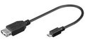 Obrázok pre výrobcu PremiumCord USB kab redukce A/fem-MicroUSB/mal 20cm