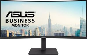 Obrázok pre výrobcu ASUS LCD 34" VA34VCPSN 3440x1440 prohnutý LED-VA 4ms 300cd 100Hz REPRO USB-C-VIDEO+65W DP USB-HUB RJ45 VESA 100x100