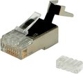 Obrázok pre výrobcu ROLINE STP konektor RJ45, cat.6, tienený 10ks/bal