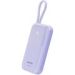 Obrázok pre výrobcu Canyon OnPower 101, Powerbank, 10000 mAh, displej, in: USB-C, out: USB-A, QC 3.0/USB-C, PD 22,5W, integ. káb..