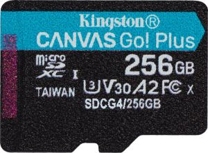 Obrázok pre výrobcu Kingston Canvas Go Plus A2 Micro SDXC 256GB /UHS-I U3 / Class 10