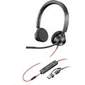 Obrázok pre výrobcu Poly Blackwire 3325 MS Teams náhlavní souprava, 3.5 mm jack + USB-C/A adaptér, stereo