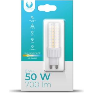 Obrázok pre výrobcu LED žárovka Forever G9 8W teplá bílá (3000K)
