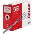 Obrázok pre výrobcu KELine kabel FTP, Cat5E, drôt, LSOH, box 305m - šedá