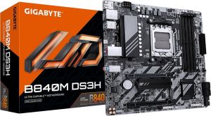 Obrázok pre výrobcu GIGABYTE MB Sc AM5 B840M DS3H, AMD B840, 4xDDR5, 2xDP, 1xHDMI, mATX