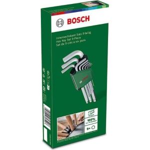 Obrázok pre výrobcu BOSCH 9-dielna súprava šesťhranných kľúčov