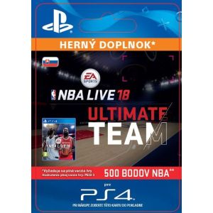 Obrázok pre výrobcu ESD SK PS4 - EA SPORTS™ NBA LIVE 18 ULTIMATE TEAM™ - 500 NBA POINTS