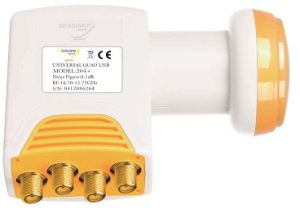 Obrázok pre výrobcu LNB Golden Media 204+ QUAD High Gain 0,1 dB