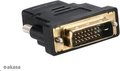 Obrázok pre výrobcu AKASA Kabel redukce DVI Male na HDMI Female, pozlacené konektory
