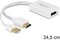 Obrázok pre výrobcu Delock adapter HDMI-A male > Displayport female + USB