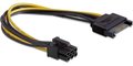 Obrázok pre výrobcu Delock cable Power SATA 15 pin > 6 pin PCI Express, 0,21m