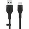 Obrázok pre výrobcu Belkin kabel USB-A na USB-C_silikon,1M černý