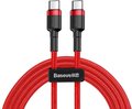 Obrázok pre výrobcu Baseus Cafule Series nabíjecí / datový kabel USB-C na USB-C PD2.0 60W Flash 2m, červená