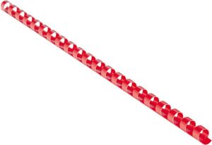 Obrázok pre výrobcu EUROSUPPLIES plastové hřbety/ formát A4/ 22mm/ červené/ 50 pack