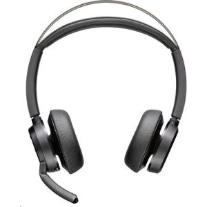 Obrázok pre výrobcu Poly Voyager Focus 2 MS Teams s nabíjecím stojánkem, USB-A/C adaptér, stereo