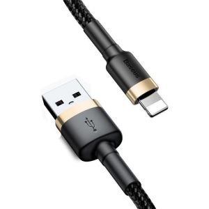 Obrázok pre výrobcu Baseus datový kabel Cafule USB/Lightning 3m 2A černo-zlatý