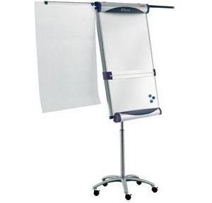 Obrázok pre výrobcu Mobilní flipchart Nobo s povrchem Nano Clean™ s výsuvným ramenem