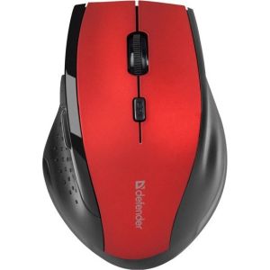 Obrázok pre výrobcu Defender Myš Accura MM-365, 1600DPI, 2.4 [GHz], optická, 6tl., 1 koliesko, bezdrôtová, čierno-červená, 2 ks AAA, nanoprijímač