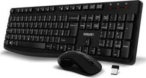 Obrázok pre výrobcu EVOLVEO K1050, bezhlučný set bezdr. klávesnice a myši, CZ+SK, černá