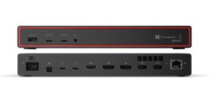 Obrázok pre výrobcu Lenovo ThinkPad Thunderbolt 5 Smart Dock 7500 - PD180W(2x TB5, 2xDP, 1x HDMI, 1xRJ45,2x USB-C, 3x USB) max 4x LCD