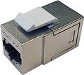 Obrázok pre výrobcu Spojka panelová CAT6A STP 8p8c RJ45/RJ45 KRJ45/6AS-SH