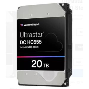 Obrázok pre výrobcu WD Ultrastar DC HC555 20TB/HDD/ 3.5"/SATA/M.2 SATA/7200 RPM/Stříbrná/5R