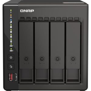 Obrázok pre výrobcu QNAP NVR QVP-41C (4core 2,6GHz, 8GB RAM, 4xSATA, 2x2,5GbE, 2xM.2 slot, 2xHDMI, kamery: 8 (max 24)