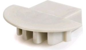 Obrázok pre výrobcu Plastová záslepka pre profil MICRO-K, esteticke ukončenie profilu
