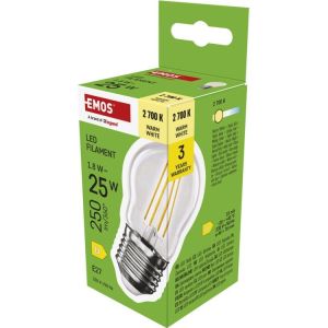 Obrázok pre výrobcu EMOS LED FLM MINI GL 1,8W(25W) 250lm E27 WW