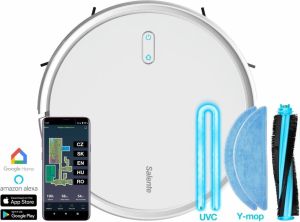 Obrázok pre výrobcu Salente G4, robotický vysavač, stírání vodou, UVC sterilizace, bílý