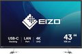 Obrázok pre výrobcu EIZO MT 43" EV4340X-BK FlexScan, IPS, 3840x2160, 350nit, 1000:1, 5ms, USB-C, DisplayPort, USB, HDMI, Repro, Černý