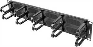 Obrázok pre výrobcu 19" vyvazovací panel 1U s kartáčem, černý