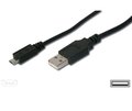 Obrázok pre výrobcu PremiumCord kabel micro USB 2.0, A-B 0,75m,pro rychlé nabíjení