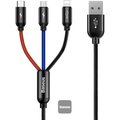 Obrázok pre výrobcu Baseus datový kabel 3v1 microUSB+Lightning+USB-C 1,2m 3,5A