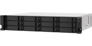 Obrázok pre výrobcu QNAP TS-1273AU-RP-8G (Ryzen V1500B 2,2GHz / 8GB RAM / 12x SATA / 2x 2,5GbE / 2x PCIe / 2x zdroj)