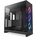 Obrázok pre výrobcu NZXT skříň H9 Flow RGB dvoukomorová ATX / 1x140 RGB mm / 1x 120mm RGB fan / prosklená / černá