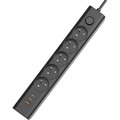 Obrázok pre výrobcu Viking síťová prodlužovací zásuvka YC53, 5x AC 230V, 1x USB-A, 2x USB-C, délka 1,5 m, černá