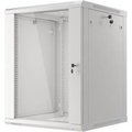 Obrázok pre výrobcu LANBERG Nástěnná jednodílná skříň 19", 15U 600x600 (v rozloženém stavu) šedá (RAL7035)
