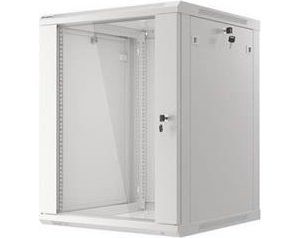 Obrázok pre výrobcu LANBERG Nástěnná jednodílná skříň 19", 15U 600x600 (v rozloženém stavu) šedá (RAL7035)