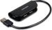 Obrázok pre výrobcu AXAGON externí 4x USB2.0 READY BLACK hub