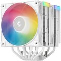 Obrázok pre výrobcu DEEPCOOL chladič AG620 WH ARGB V2 / 2x 120mm fan / 6x heatpipes / PWM / pro Intel i AMD / bílý